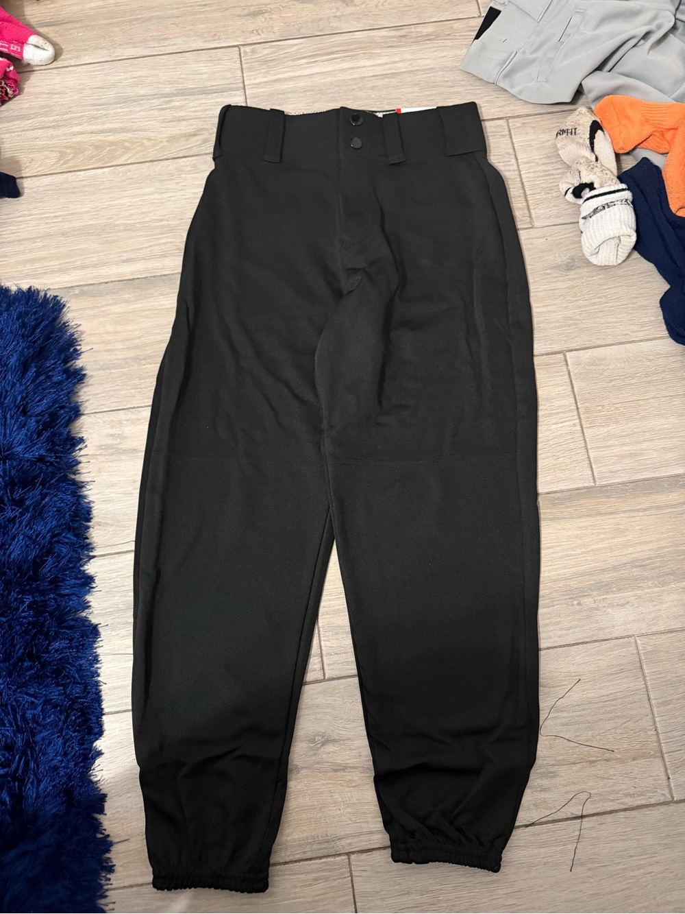 Boy Black Athletic baseball pants - Classic Fit
